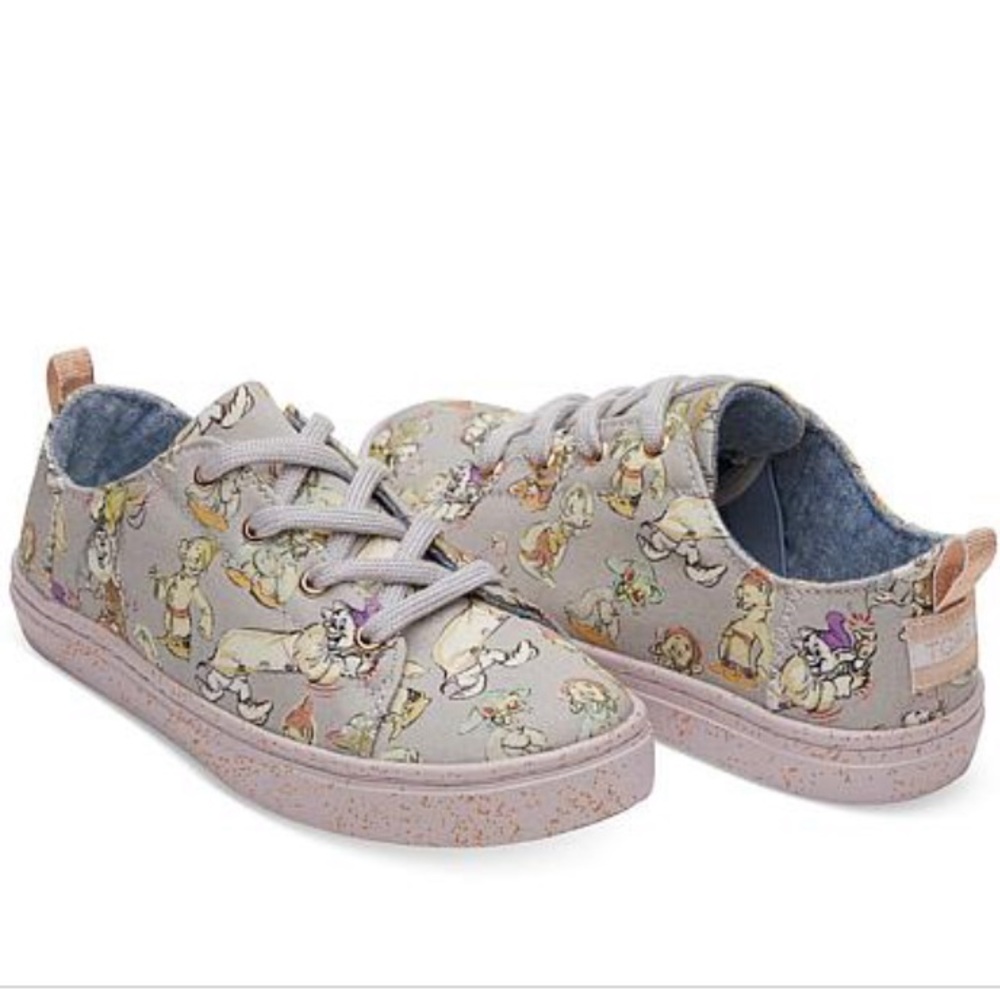 Toms xDisney Youth Lenny Snow White Dwarf Sneakers - Picture 1 of 8